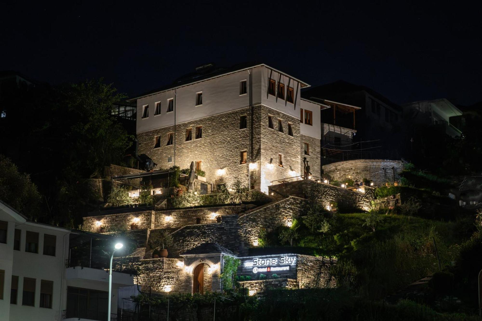 The Stone Sky Hotel Gjirokastër Exterior foto