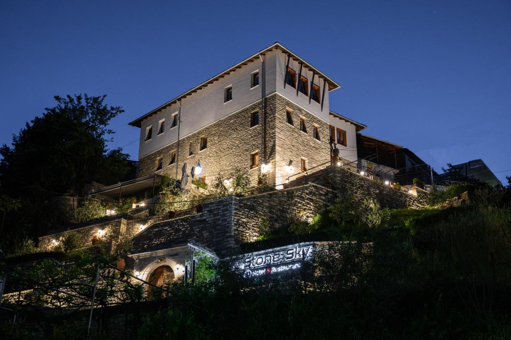 The Stone Sky Hotel Gjirokastër Exterior foto
